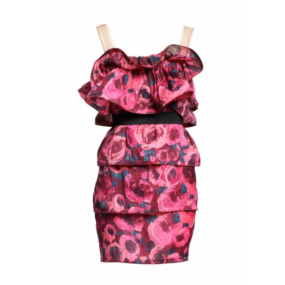 Rare! Lanvin for H&M tiered floral dress - Size 6
